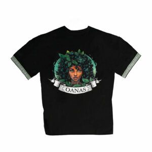 Parte trasera de la camiseta Biscotti de Olympus CBD