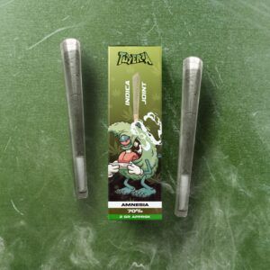 Dos preroll Amnesia NHC junto al frontal de la caja TuYerba