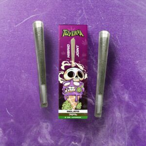 Dos preroll Gelato NHC junto al frontal de la caja TuYerba
