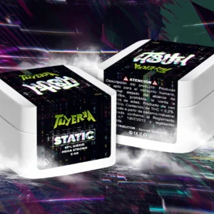 Envase frontal y trasero de Static NHC 5 g de TuYerba
