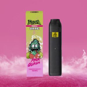 Vape Pink Guava NHC 1 ml junto al frontal de la caja TuYerba